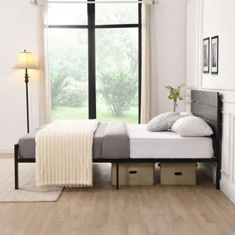 NB-2205 Metal Platform Bed view 4